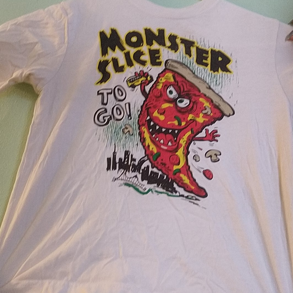 Monster Slice Pizza Tshirt For Boys